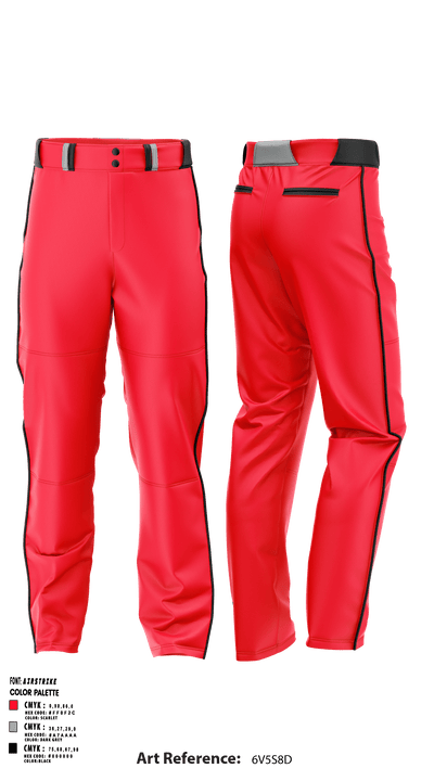Coyotes 4489880 Baseball Pants - 1