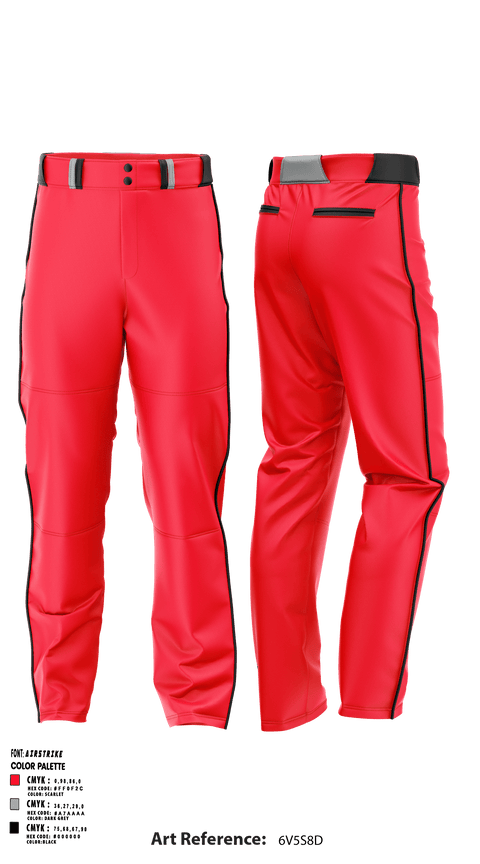 Baseball Pants, Coyotes, Baseball, Teamtime, Team time, sublimation, custom sports apparel, team uniforms, spirit wear, spiritwear, sports uniforms, custom shirts, team store, custom team store, fundraiser sports, apparel fundraiser