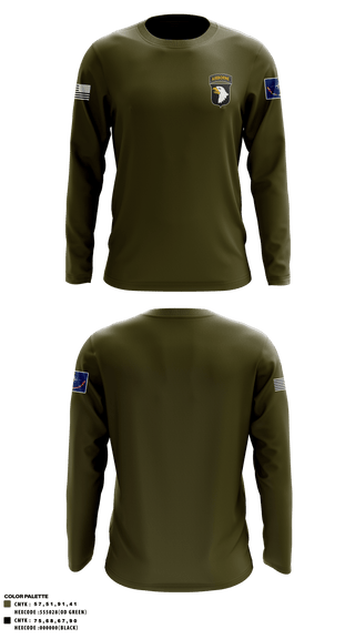 Long Sleeve Performance Shirt, , Army, Teamtime, Team time, sublimation, custom sports apparel, team uniforms, spirit wear, spiritwear, sports uniforms, custom shirts, team store, custom team store, fundraiser sports, apparel fundraiser