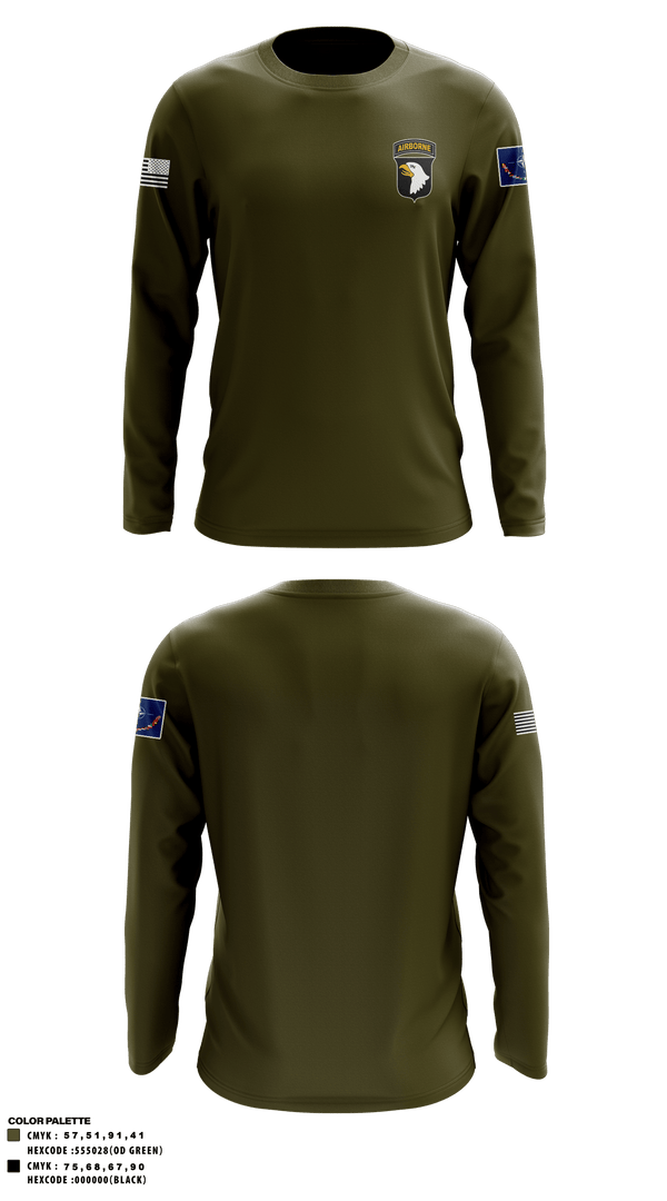 Long Sleeve Performance Shirt, , Army, Teamtime, Team time, sublimation, custom sports apparel, team uniforms, spirit wear, spiritwear, sports uniforms, custom shirts, team store, custom team store, fundraiser sports, apparel fundraiser