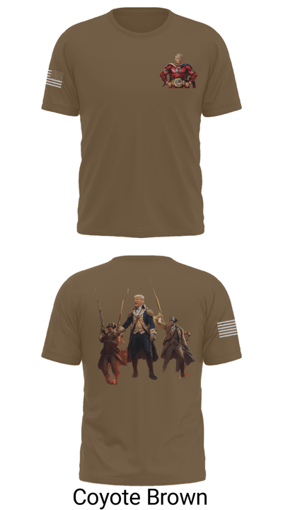 6th BEB Elk Forward  Support Company 17164006 Short Sleeve Performance Shirt - 32
