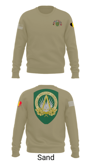 Crew Neck Sweatshirt, , Army, Teamtime, Team time, sublimation, custom sports apparel, team uniforms, spirit wear, spiritwear, sports uniforms, custom shirts, team store, custom team store, fundraiser sports, apparel fundraiser