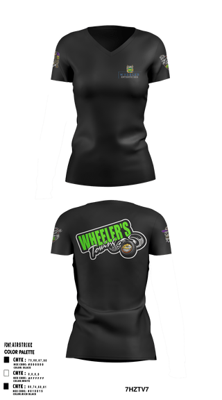 Women's Short Sleeve Vneck Shirt, Wheeler EnterprisesWheeler Enterprises, , Teamtime, Team time, sublimation, custom sports apparel, team uniforms, spirit wear, spiritwear, sports uniforms, custom shirts, team store, custom team store, fundraiser sports, apparel fundraiser