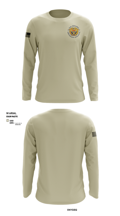 Detachment Republica Moldova 57338540 Long Sleeve Performance Shirt - 1
