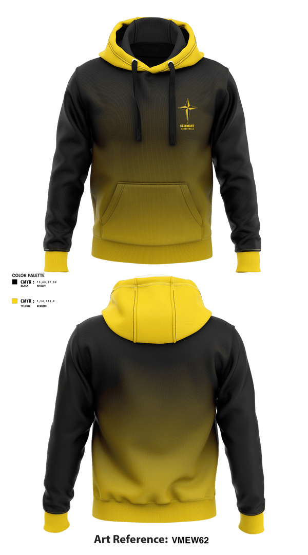 Hoodie, Starmont Middle School Basketball, Women's Basketball, Teamtime, Team time, sublimation, custom sports apparel, team uniforms, spirit wear, spiritwear, sports uniforms, custom shirts, team store, custom team store, fundraiser sports, apparel fundraiser