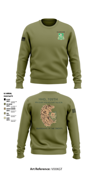 Crew Neck Sweatshirt, , Army, Teamtime, Team time, sublimation, custom sports apparel, team uniforms, spirit wear, spiritwear, sports uniforms, custom shirts, team store, custom team store, fundraiser sports, apparel fundraiser
