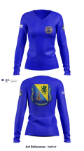 GASSERS 80906950 Women's Long Sleeve V-neck Shirt - 1