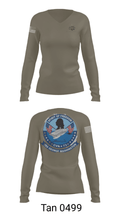 USS GEORGE WASHINGTON INFORMATION TECHNICIANS 62071140 Women's Long Sleeve V-neck Shirt - 41