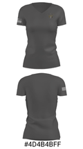 Oakland University Golf 96928168 Women's Short Sleeve V-neck Shirt - 24
