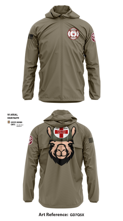 Alpha Company, WBAMC 94187438 Windbreaker - 9