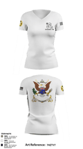 1-155th Dixie Thunder 83572891 Women's Short Sleeve V-neck Shirt - 11