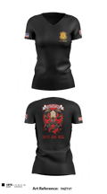 423 TC 57126457 Women's Short Sleeve V-neck Shirt - 4