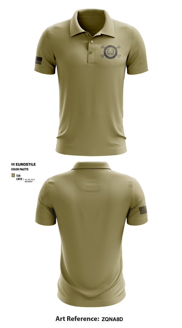 Short Sleeve Performance Polo, D Co 2-13th AVN REGT, Army, Teamtime, Team time, sublimation, custom sports apparel, team uniforms, spirit wear, spiritwear, sports uniforms, custom shirts, team store, custom team store, fundraiser sports, apparel fundraiser