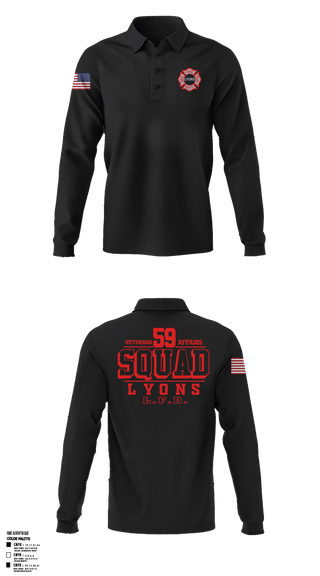 Short Sleeve Performance Polo, , Fire Department, Teamtime, Team time, sublimation, custom sports apparel, team uniforms, spirit wear, spiritwear, sports uniforms, custom shirts, team store, custom team store, fundraiser sports, apparel fundraiser