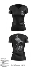 E CO 2-39 33489037 Women's Short Sleeve V-neck Shirt - 3