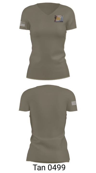 1/504 pro 82nd abn 87302343 Women's Short Sleeve V-neck Shirt - 36