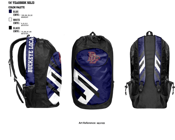 Gear Bag, Buckeye Local High School, Spirit Store, Teamtime, Team time, sublimation, custom sports apparel, team uniforms, spirit wear, spiritwear, sports uniforms, custom shirts, team store, custom team store, fundraiser sports, apparel fundraiser