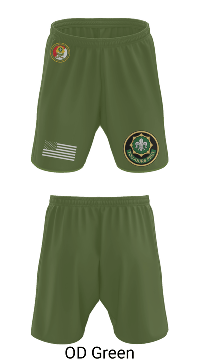 Second Armored Cavalry Regiment 2069337 Athletic Shorts With Pockets - 28