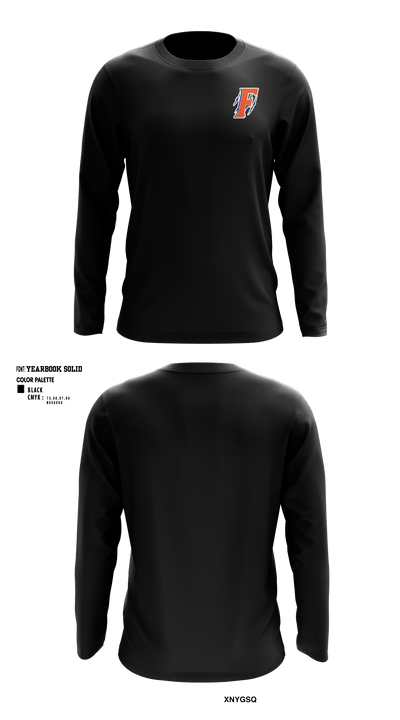 Floyd Henson Junior High School 33810034 Long Sleeve Performance Shirt - 2