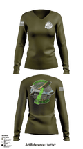 Washington State Patrol Aviation 88282662 Women's Long Sleeve V-neck Shirt - 51