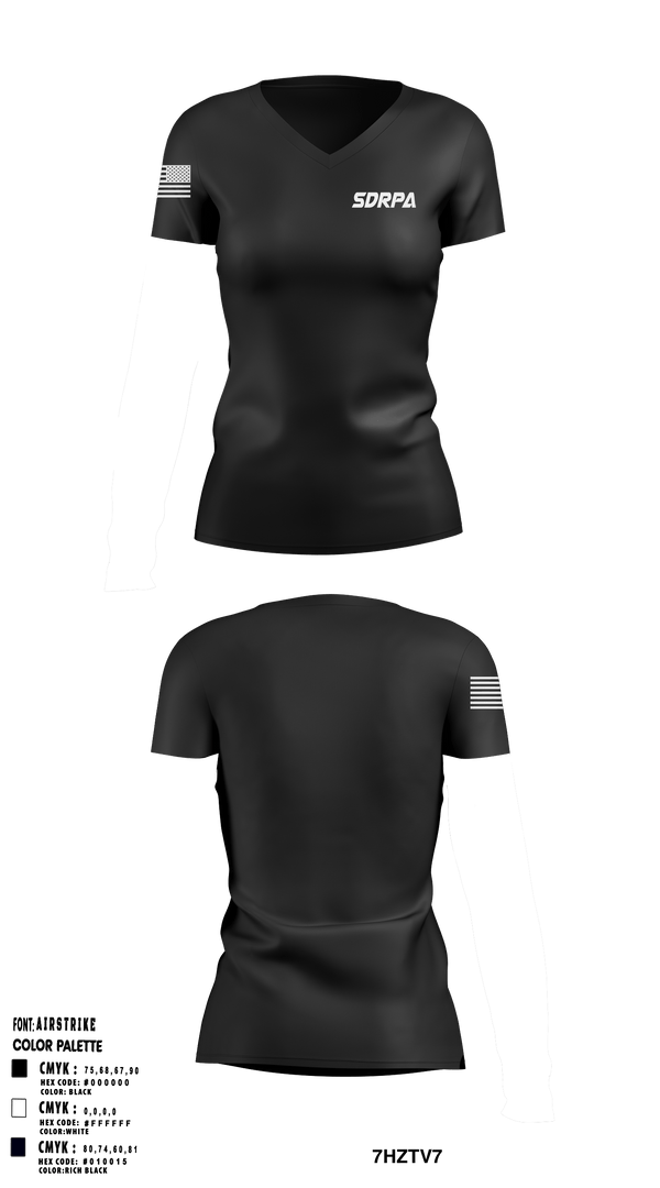 Women's Short Sleeve Vneck Shirt, SDRPA, Police, Teamtime, Team time, sublimation, custom sports apparel, team uniforms, spirit wear, spiritwear, sports uniforms, custom shirts, team store, custom team store, fundraiser sports, apparel fundraiser