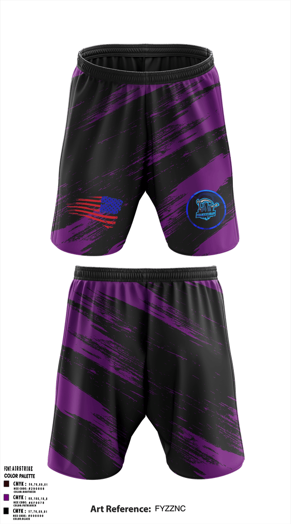 Athletic Shorts With Pockets, FRANXX, E-Sports, Teamtime, Team time, sublimation, custom sports apparel, team uniforms, spirit wear, spiritwear, sports uniforms, custom shirts, team store, custom team store, fundraiser sports, apparel fundraiser