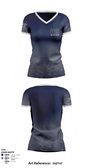 Women's Short Sleeve Vneck Shirt, Willow Canyon High School Dance, Spirit Store, Teamtime, Team time, sublimation, custom sports apparel, team uniforms, spirit wear, spiritwear, sports uniforms, custom shirts, team store, custom team store, fundraiser sports, apparel fundraiser