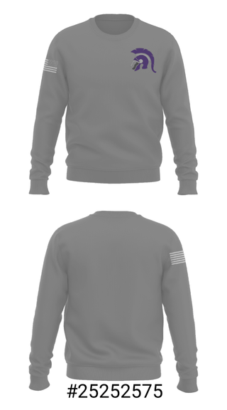 Crew Neck Sweatshirt, Spring Creek High School Volleyball, Men's Volleyball, Teamtime, Team time, sublimation, custom sports apparel, team uniforms, spirit wear, spiritwear, sports uniforms, custom shirts, team store, custom team store, fundraiser sports, apparel fundraiser