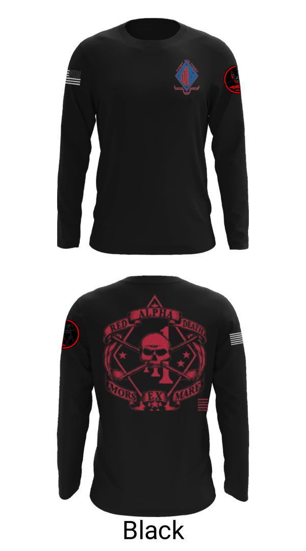 Long Sleeve Performance Shirt, , Marines, Teamtime, Team time, sublimation, custom sports apparel, team uniforms, spirit wear, spiritwear, sports uniforms, custom shirts, team store, custom team store, fundraiser sports, apparel fundraiser