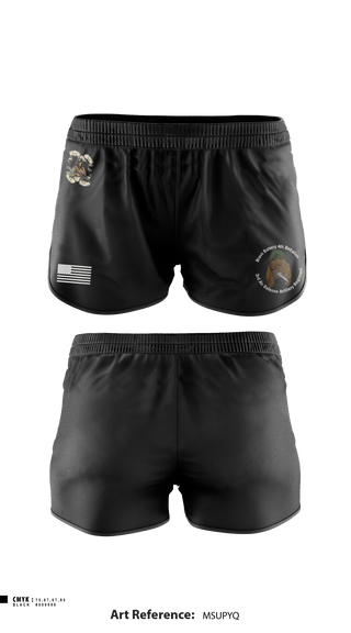 Ranger Panties, Bravo Battery, 4th Battalion, 3rd Air Defense Artillery Regiment, Army, Teamtime, Team time, sublimation, custom sports apparel, team uniforms, spirit wear, spiritwear, sports uniforms, custom shirts, team store, custom team store, fundraiser sports, apparel fundraiser