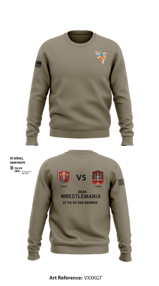 Crew Neck Sweatshirt, 673 EFD/ 334 FEST, Army, Teamtime, Team time, sublimation, custom sports apparel, team uniforms, spirit wear, spiritwear, sports uniforms, custom shirts, team store, custom team store, fundraiser sports, apparel fundraiser
