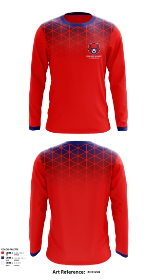 Long Sleeve Performance Shirt, High Point Academy Basketball, Men's Basketball, Teamtime, Team time, sublimation, custom sports apparel, team uniforms, spirit wear, spiritwear, sports uniforms, custom shirts, team store, custom team store, fundraiser sports, apparel fundraiser