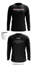 Cornerstone Christian School 7784848 Long Sleeve Performance Shirt - 3