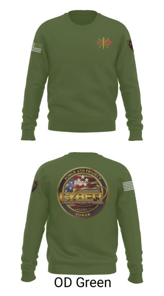 Crew Neck Sweatshirt, , Army, Teamtime, Team time, sublimation, custom sports apparel, team uniforms, spirit wear, spiritwear, sports uniforms, custom shirts, team store, custom team store, fundraiser sports, apparel fundraiser