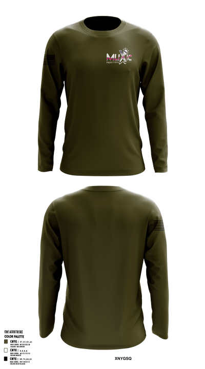 MuXic Productions 96734493 Long Sleeve Performance Shirt - 51