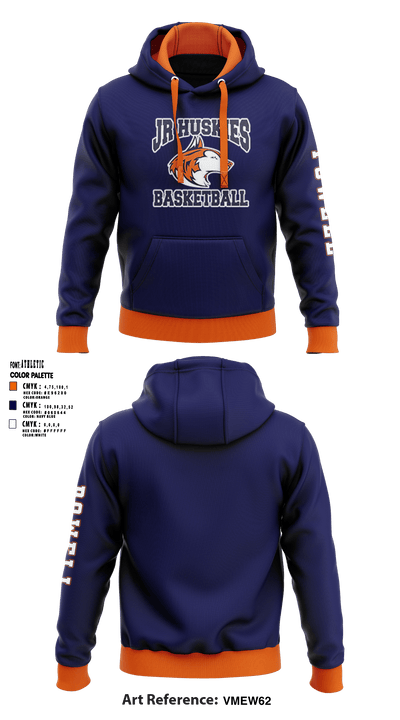 Jr Huskies Basketball 42641370 Hoodie - 37