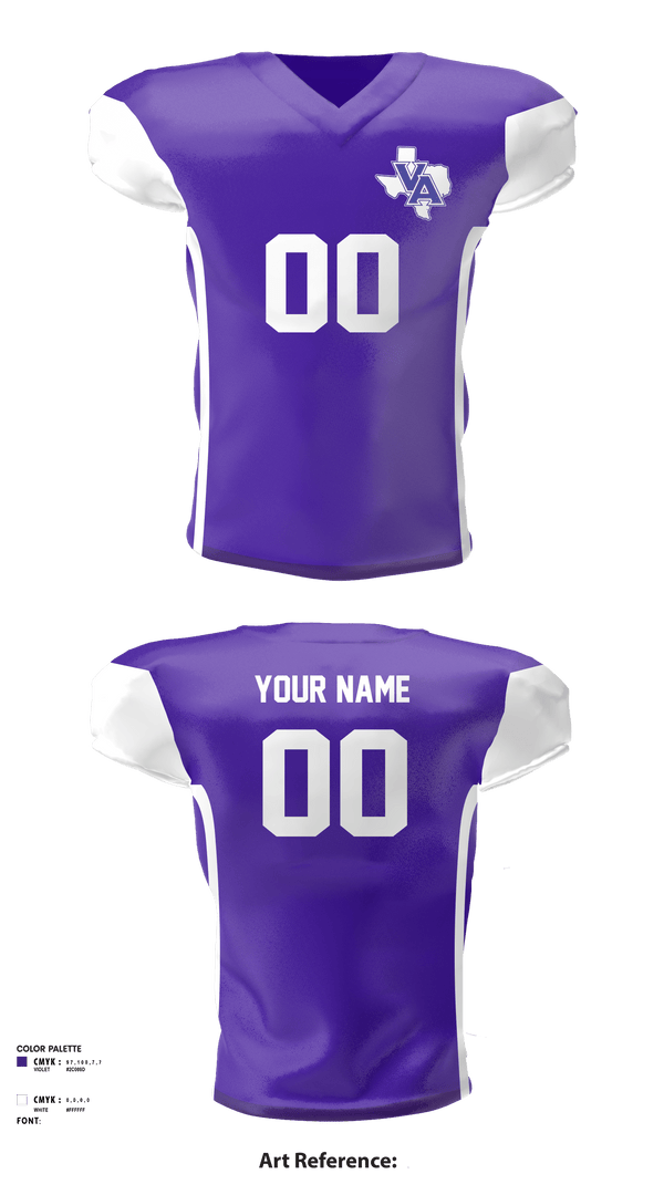 Football Jersey, VASA Panther Football, Football, Teamtime, Team time, sublimation, custom sports apparel, team uniforms, spirit wear, spiritwear, sports uniforms, custom shirts, team store, custom team store, fundraiser sports, apparel fundraiser