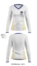 Rising Star High School Basketball 81336189 Women's Long Sleeve V-neck Shirt - 1