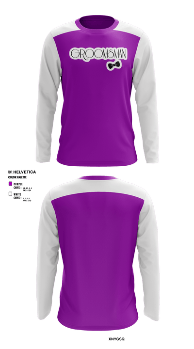 Groomsmen 88052695 Long Sleeve Performance Shirt - 1