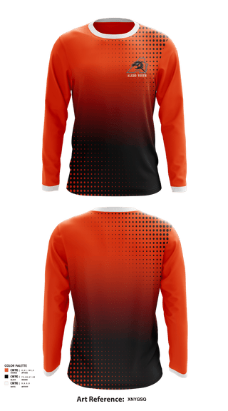 Long Sleeve Performance Shirt, Aledo Youth Football And Cheer Association, Football, Teamtime, Team time, sublimation, custom sports apparel, team uniforms, spirit wear, spiritwear, sports uniforms, custom shirts, team store, custom team store, fundraiser sports, apparel fundraiser