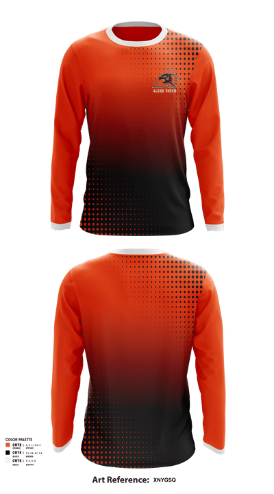 Aledo Youth Football And Cheer Association 76349470 Long Sleeve Performance Shirt - 1