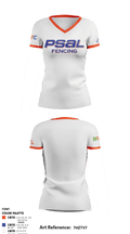 PSAL Fencing 21954605 Women's Short Sleeve V-neck Shirt - 4