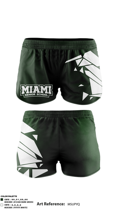 Miami Senior High School 92891821 Track Shorts - 1