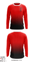Frontier Senior High School Wrestling 68856248 Long Sleeve Rash Guard Shirt - 2