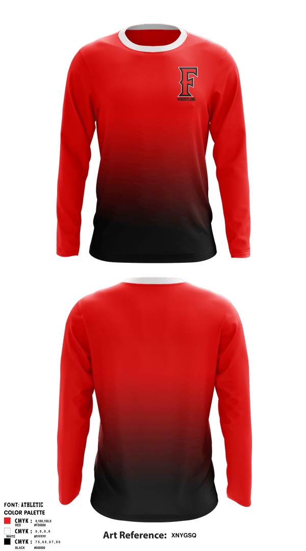 Long Sleeve Rash Guard Shirt, Frontier Senior High School Wrestling, Wrestling, Teamtime, Team time, sublimation, custom sports apparel, team uniforms, spirit wear, spiritwear, sports uniforms, custom shirts, team store, custom team store, fundraiser sports, apparel fundraiser