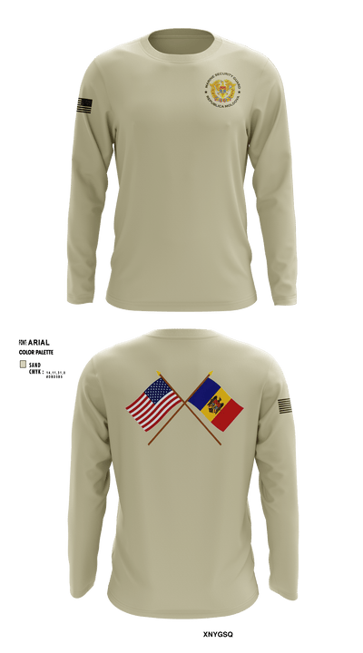 Detachment Republica Moldova 57338540 Long Sleeve Performance Shirt - 10