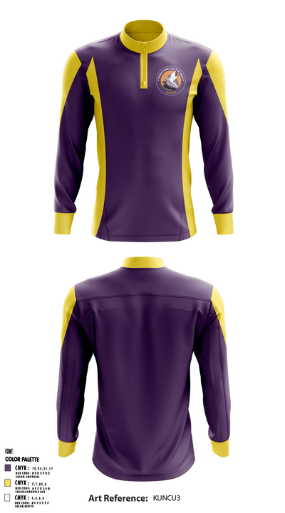 Downtown College Prep - El Primero High School 63396223 Quarter Zip Jacket - 1