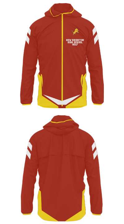 New Brighton High School Golf 55048379 Windbreaker - 9
