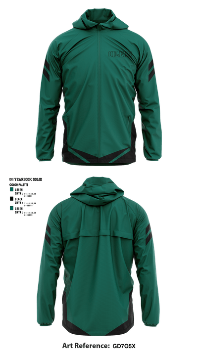 Oilers 58159481 Windbreaker - 1
