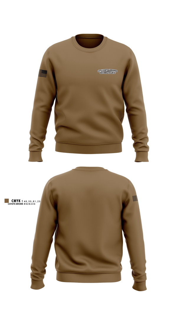 Crew Neck Sweatshirt, 1st Light Armored Reconnaissance, Marines, Teamtime, Team time, sublimation, custom sports apparel, team uniforms, spirit wear, spiritwear, sports uniforms, custom shirts, team store, custom team store, fundraiser sports, apparel fundraiser